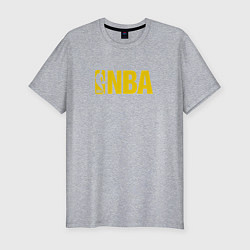 Футболка slim-fit NBA GOLD, цвет: меланж