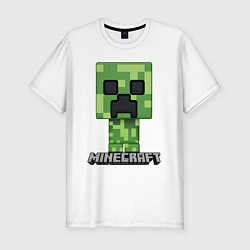 Футболка slim-fit MINECRAFT, цвет: белый