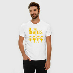 Футболка slim-fit Beatles, цвет: белый — фото 2