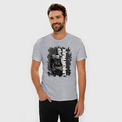 Футболка slim-fit LINKIN PARK, цвет: меланж — фото 2