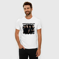 Футболка slim-fit Nickelback, цвет: белый — фото 2