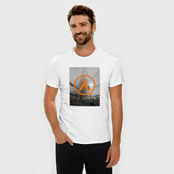 Футболка slim-fit HALF-LIFE, цвет: белый — фото 2