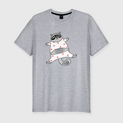 Мужская slim-футболка Мартовский кот