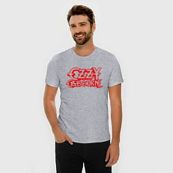 Футболка slim-fit Ozzy Osbourne, цвет: меланж — фото 2
