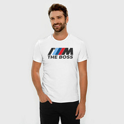 Футболка slim-fit BMW THE BOSS, цвет: белый — фото 2