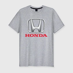 Футболка slim-fit HONDA, цвет: меланж