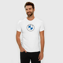 Футболка slim-fit BMW M Power, цвет: белый — фото 2