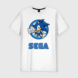 Футболка slim-fit SONIC SEGA, цвет: белый