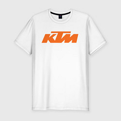 Футболка slim-fit КТм Лого, цвет: белый