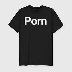 Футболка slim-fit Porn, цвет: черный