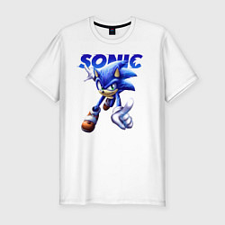 Футболка slim-fit SONIC, цвет: белый