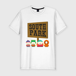 Футболка slim-fit South Park, цвет: белый