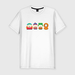 Футболка slim-fit SOUTH PARK, цвет: белый
