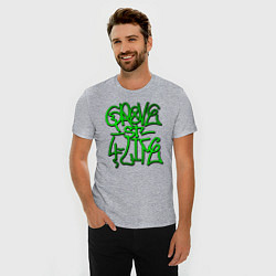 Футболка slim-fit GTA Tag GROVE, цвет: меланж — фото 2