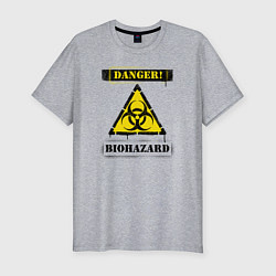 Футболка slim-fit Biohazard, цвет: меланж