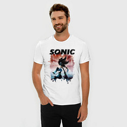 Футболка slim-fit SONIC, цвет: белый — фото 2