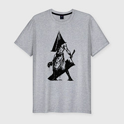 Футболка slim-fit SILENT HILL, цвет: меланж