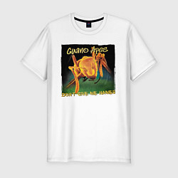 Футболка slim-fit Dont give me names, цвет: белый