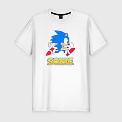 Футболка slim-fit SONIC, цвет: белый