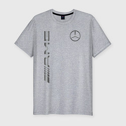 Футболка slim-fit MERCEDES-BENZ AMG, цвет: меланж