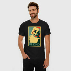 Футболка slim-fit Marshmello - Be Kind, цвет: черный — фото 2