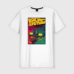 Футболка slim-fit Back to the Future, цвет: белый