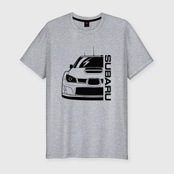 Футболка slim-fit SUBARU Z, цвет: меланж