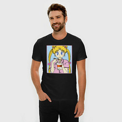 Футболка slim-fit Sailor Moon Usagi Tsukino, цвет: черный — фото 2