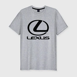 Футболка slim-fit LEXUS, цвет: меланж