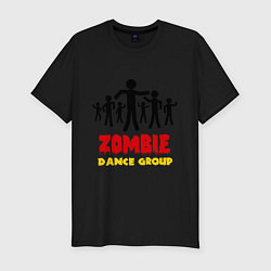 Мужская slim-футболка Zombie dance group