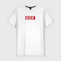 Футболка slim-fit KEK SUPREME STYLE, цвет: белый