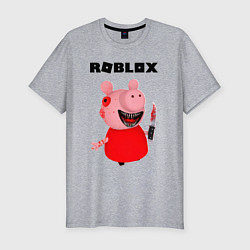 Футболка slim-fit ROBLOX: PIGGI, цвет: меланж