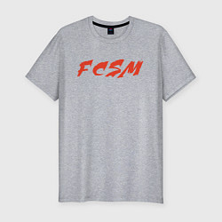 Футболка slim-fit FCSM, цвет: меланж