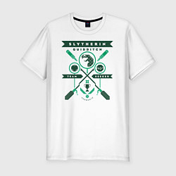 Футболка slim-fit Slytherin Quidditch, цвет: белый