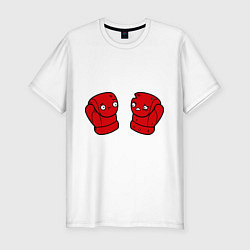 Мужская slim-футболка Боксерская перчатка