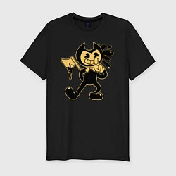 Футболка slim-fit Bendy And The Ink Machine, цвет: черный