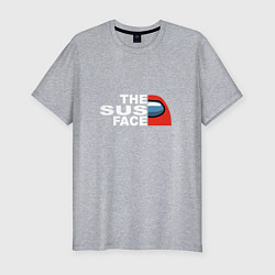 Футболка slim-fit THE SUS FACE AMONG US, цвет: меланж