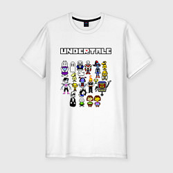 Футболка slim-fit UNDERTALE, цвет: белый