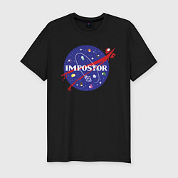 Футболка slim-fit IMPOSTOR NASA, цвет: черный