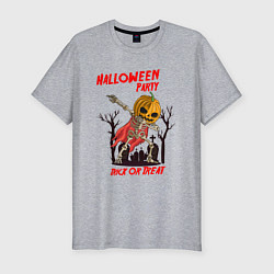 Футболка slim-fit Halloween Party, цвет: меланж