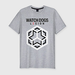 Футболка slim-fit Футурологи Watch Dogs Legion, цвет: меланж