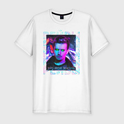 Футболка slim-fit Это моя жизнь, цвет: белый