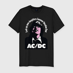 Мужская slim-футболка ACDC