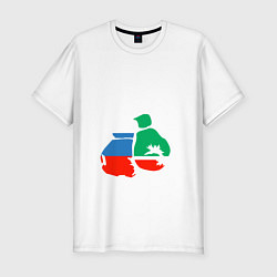 Мужская slim-футболка Akhmat Fight Club