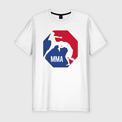 Футболка slim-fit MMA, цвет: белый