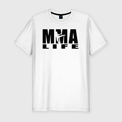 Футболка slim-fit MMA, цвет: белый