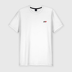 Мужская slim-футболка Initial D Logo спина Z