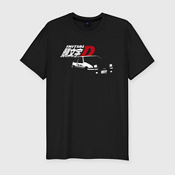 Футболка slim-fit INITIAL D, цвет: черный