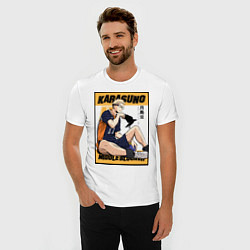 Футболка slim-fit Haikyuu Haikuu Haikyu, цвет: белый — фото 2