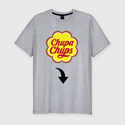 Футболка slim-fit CHUPA CHUPS, цвет: меланж